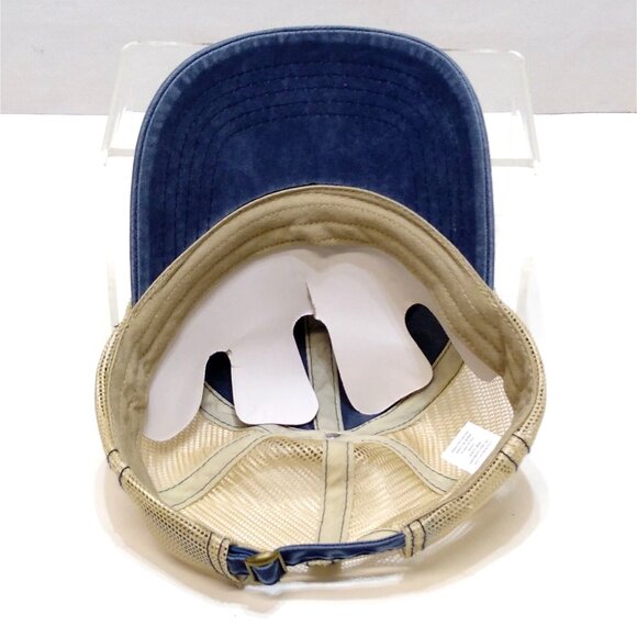 Time and Tru Trucker Baseball Cap Hat Denim Mesh Adjustable Strap Fits Most OSFM - Picture 7 of 10